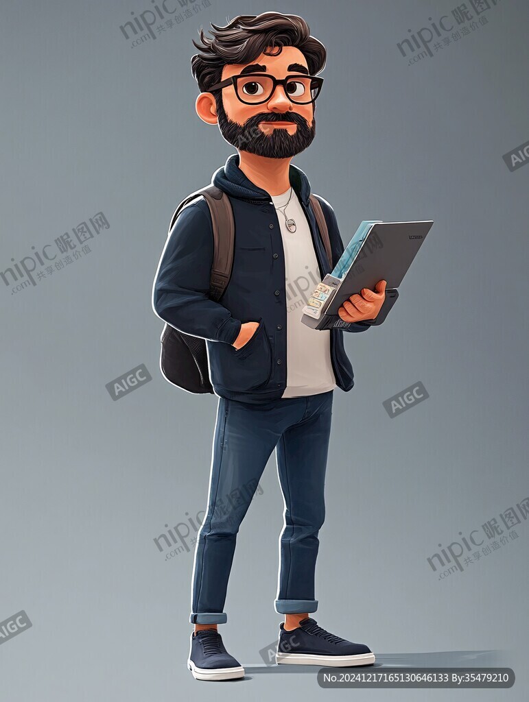卡通写实人物