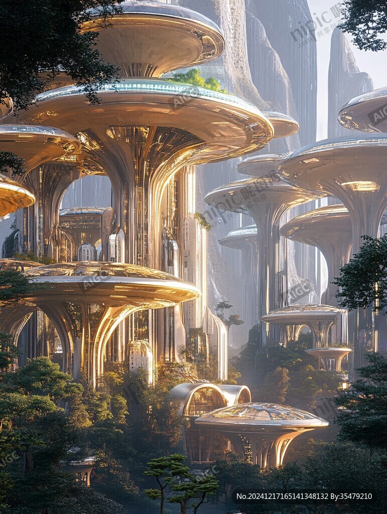 幻想的外星建筑