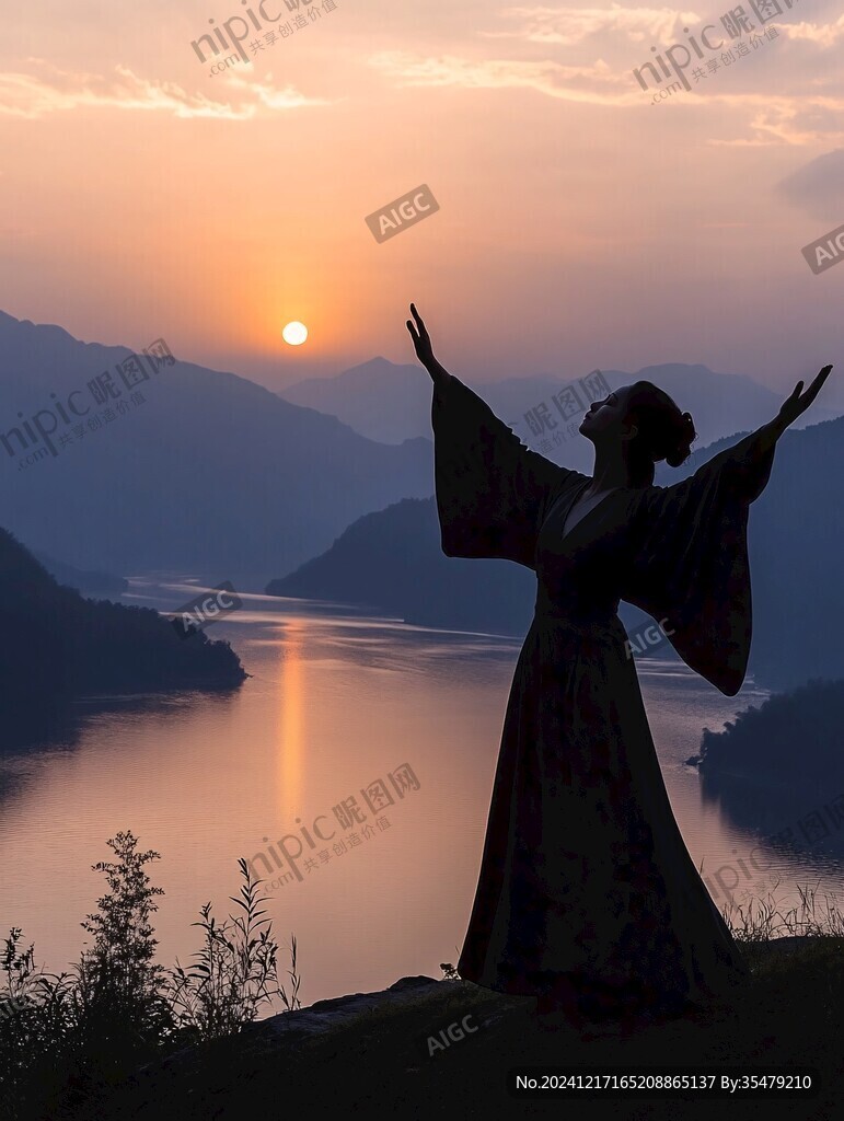 小东江夕阳