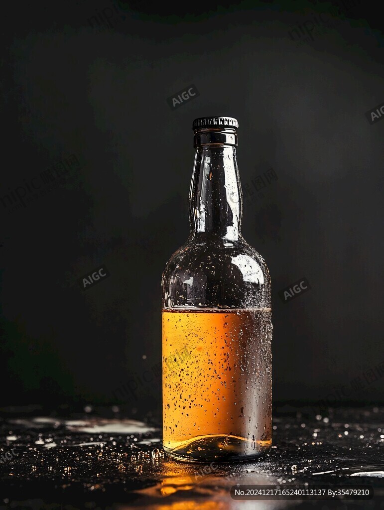高清啤酒瓶