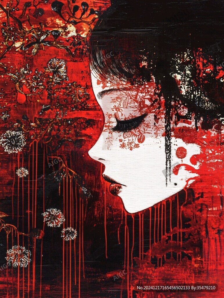 插画艺妓