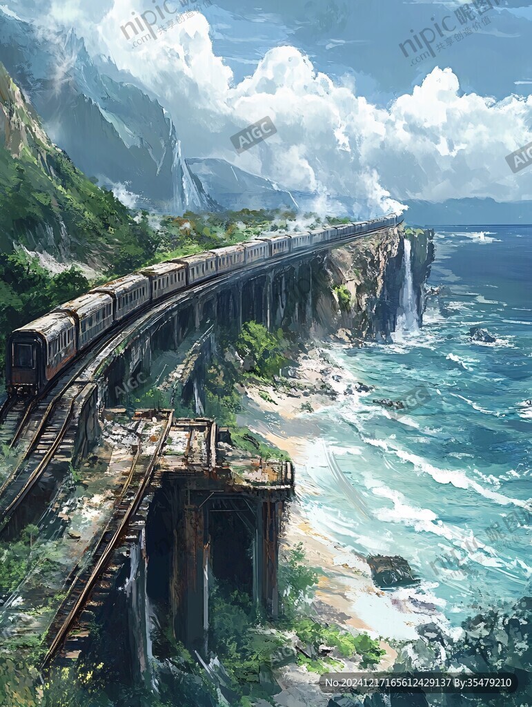 高铁原画