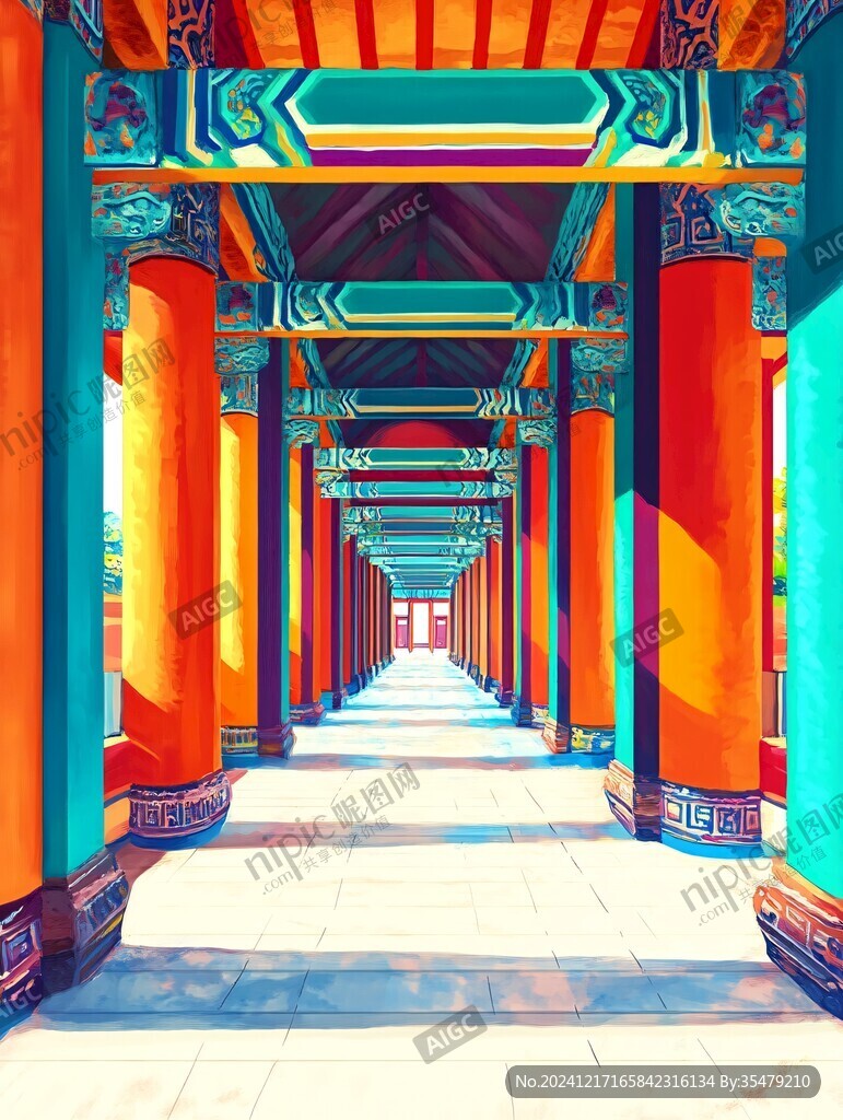 色彩游廊