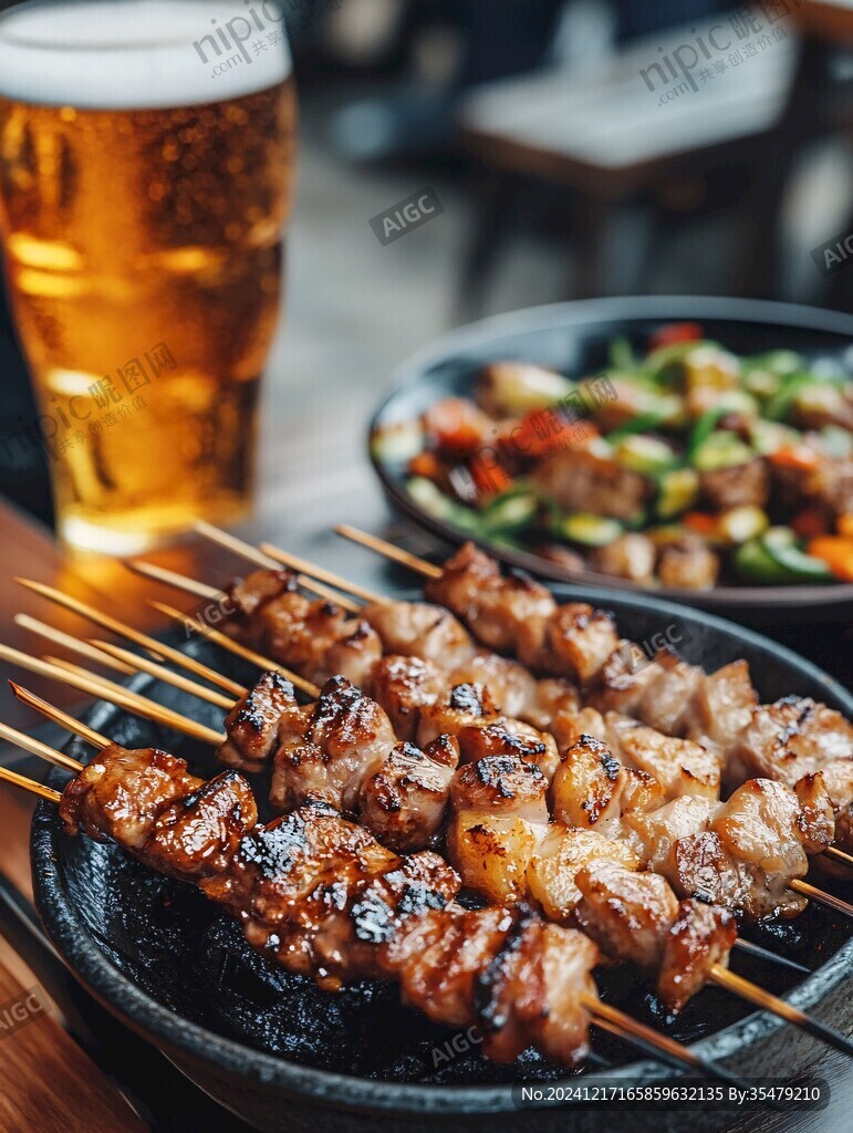日式烧鸟啤酒套餐