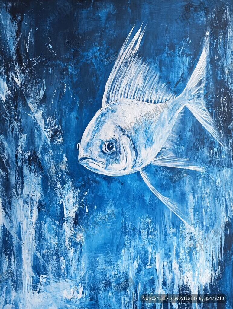 鱼油画