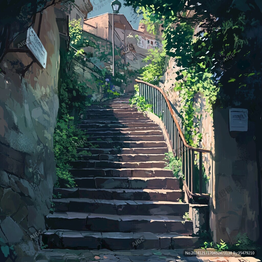 楼梯动漫
