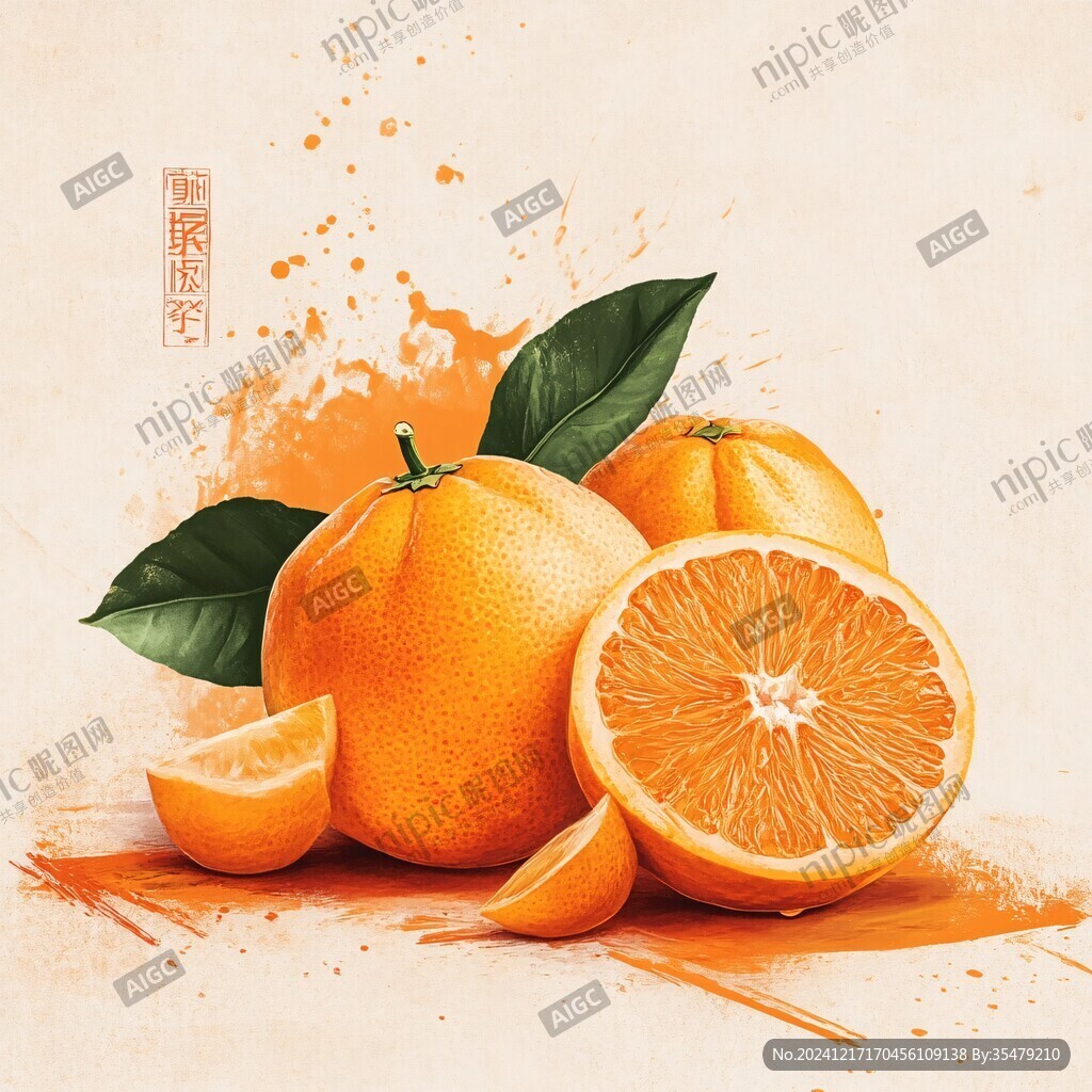 爱媛橙插画