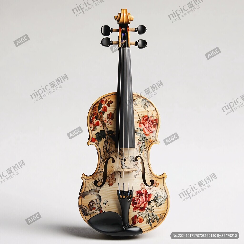 小提琴3d效果图