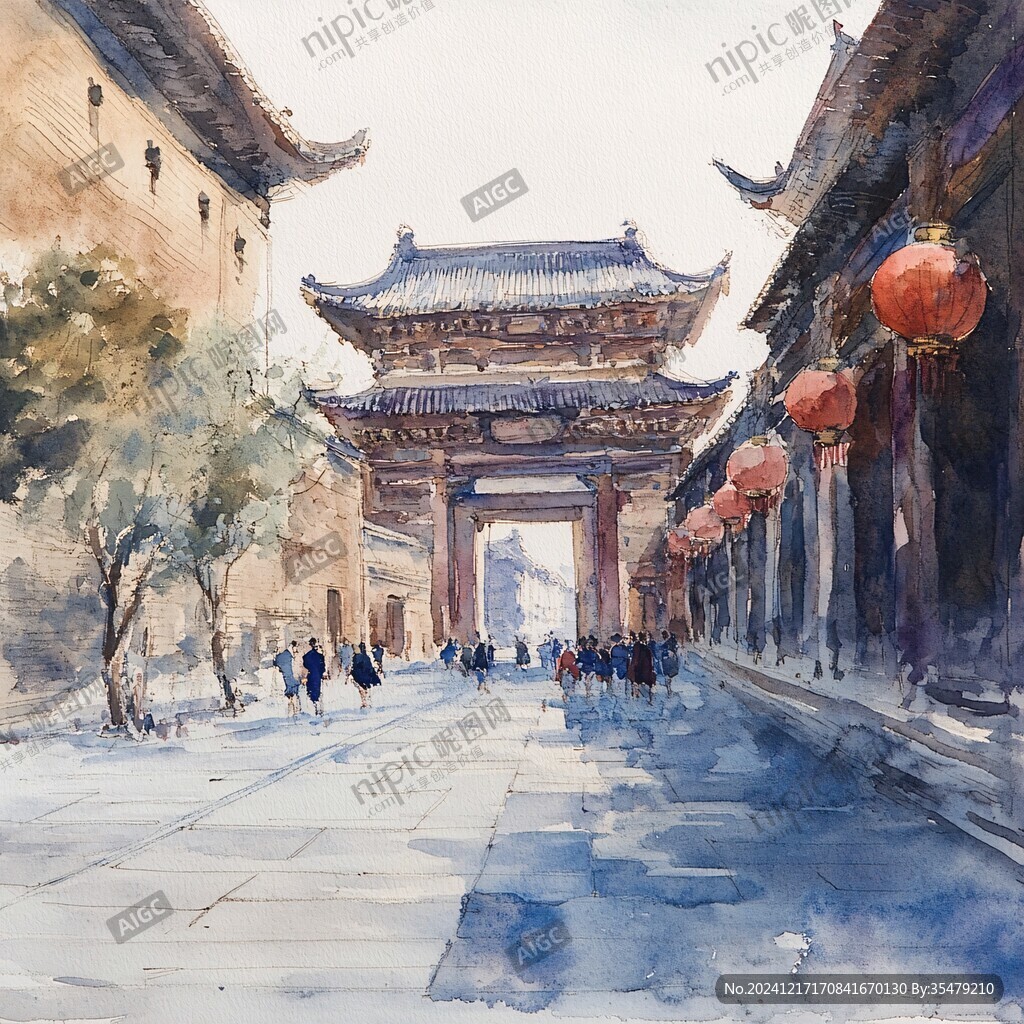 南后街水彩