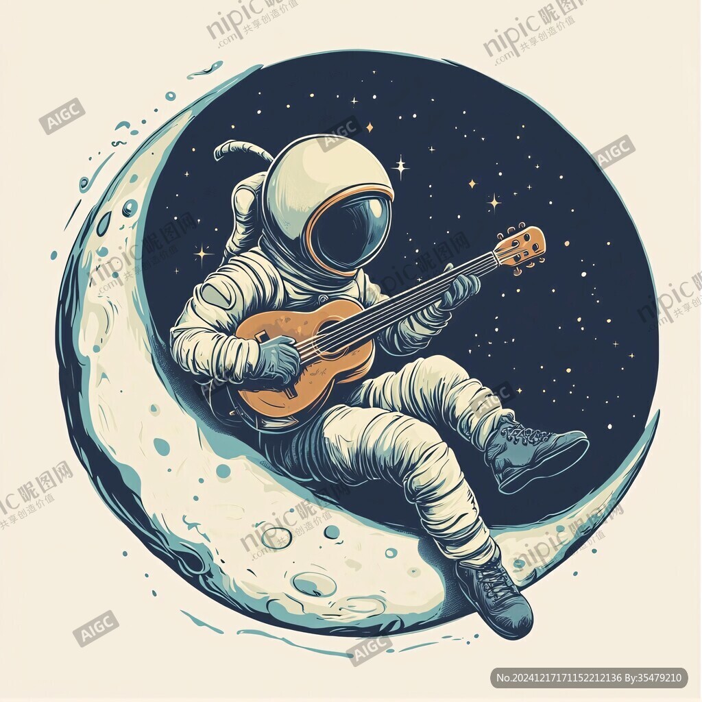 宇航员插画