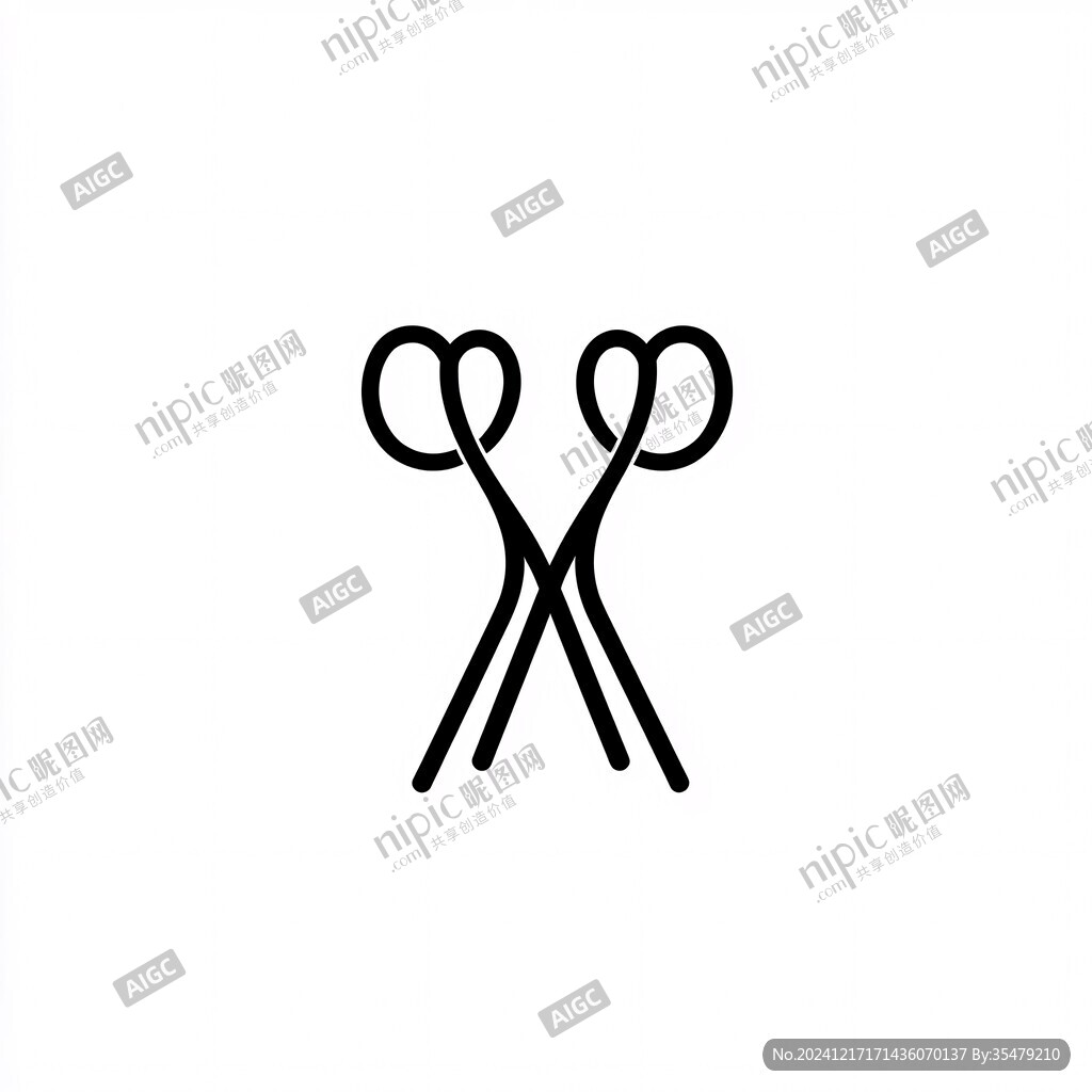 曲别针logo设计
