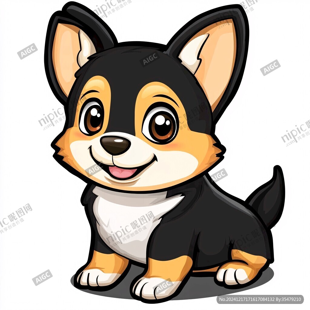 柯基犬卡通形象