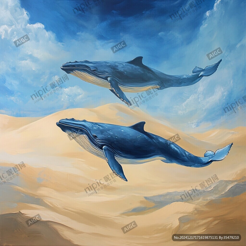 海豚艺术画