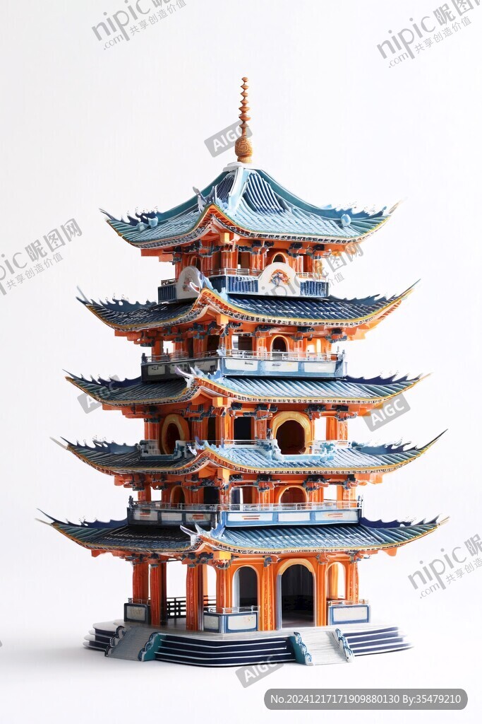 中式古典塔楼