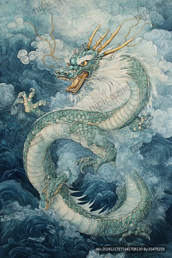 工笔龙