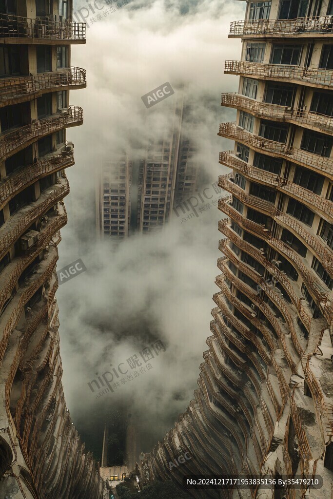 云海中的建筑