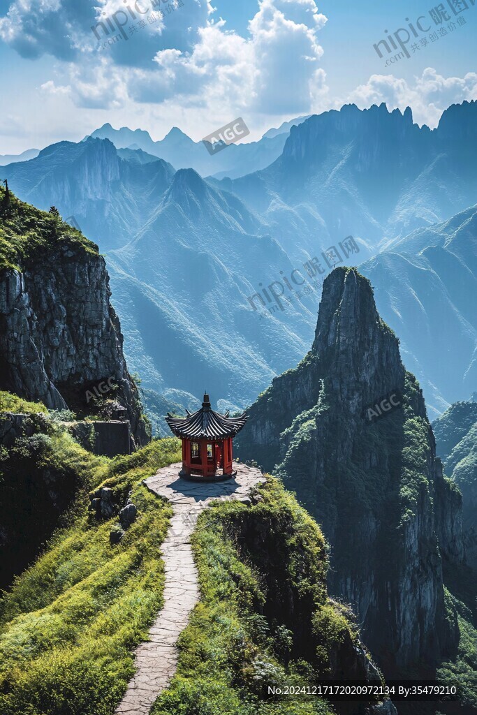 轿顶山风景