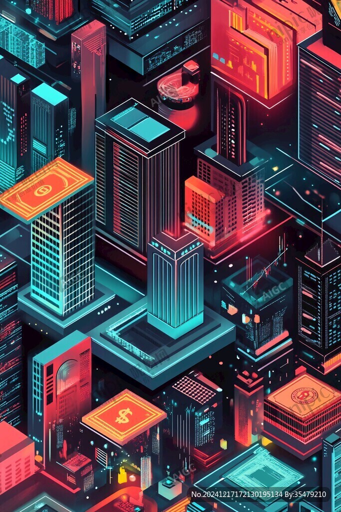 科技感插画