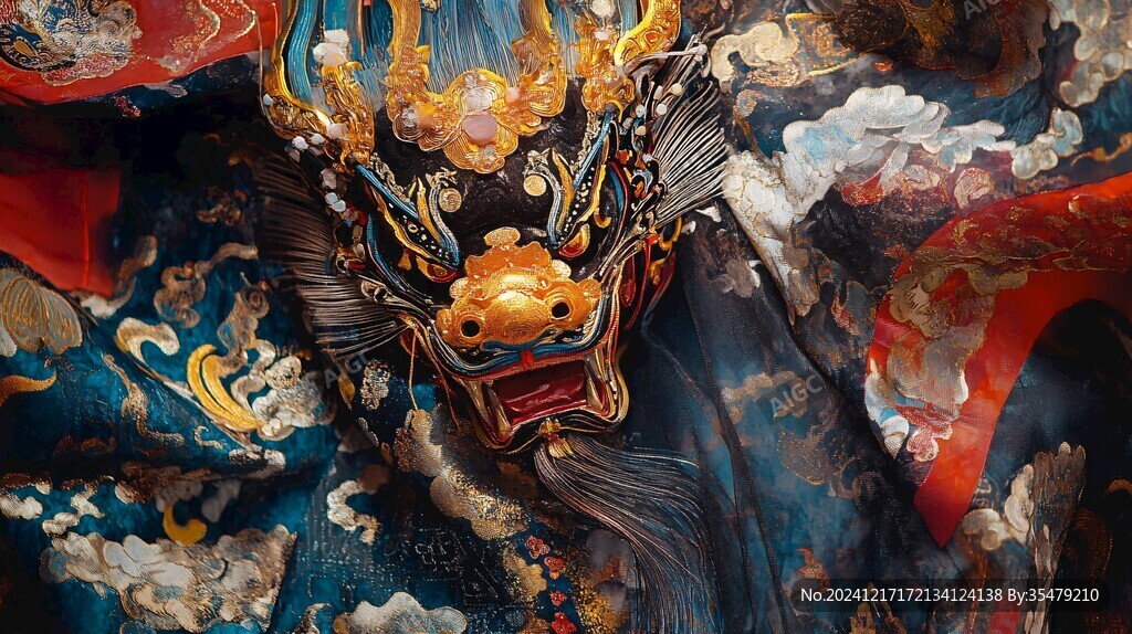 黑金龙袍