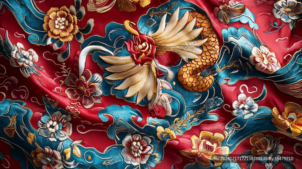 凤凰包装插画