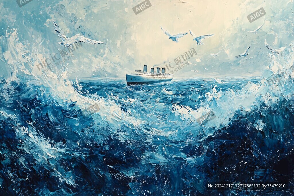 乘风破浪包装插画