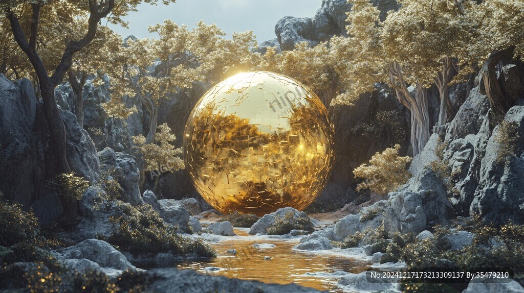 黄色虚幻背景作品