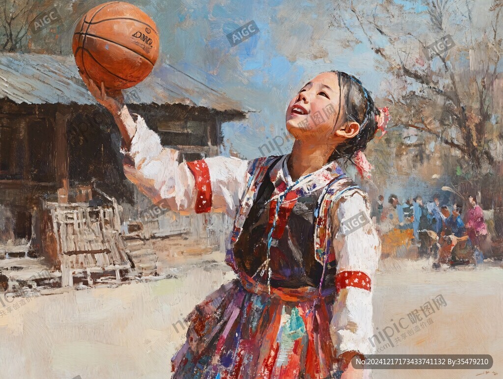 朝鲜族水彩