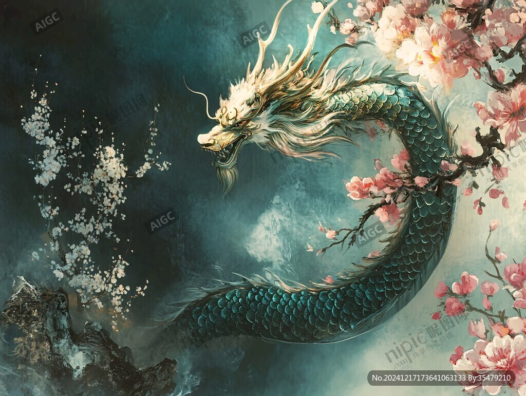 高清唯美双龙戏珠