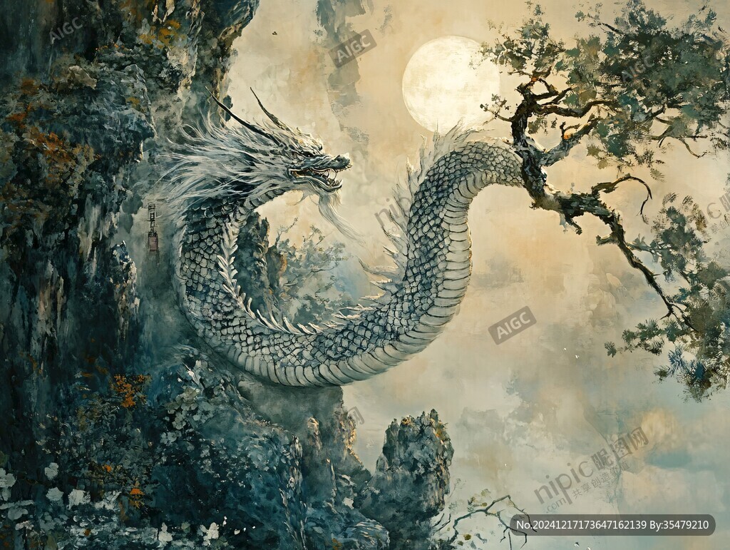 高清唯美双龙戏珠