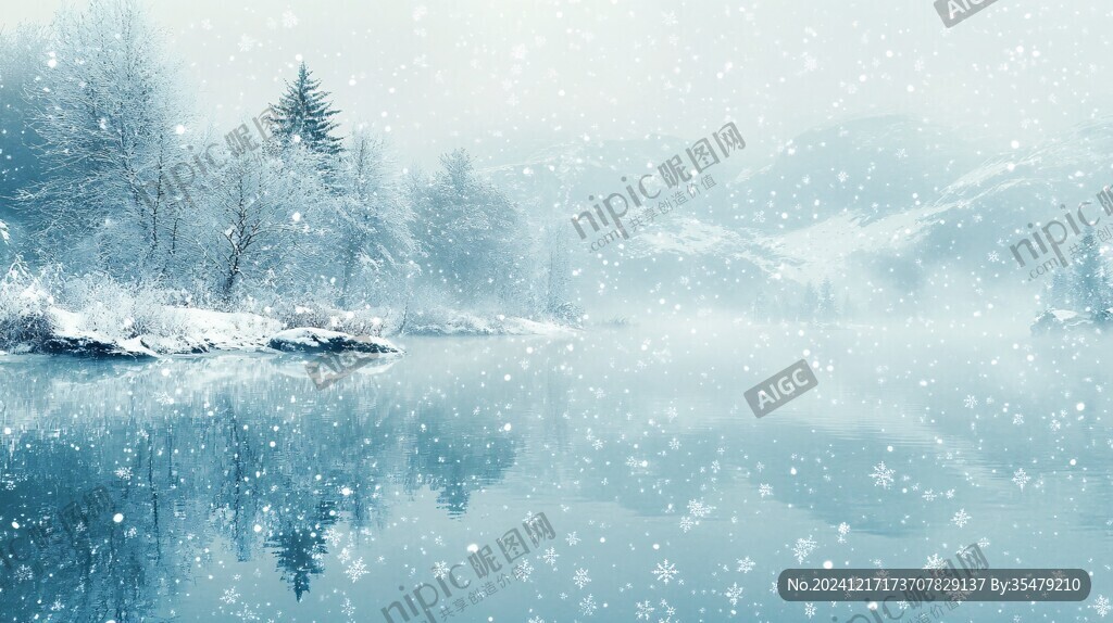 梦幻雪景