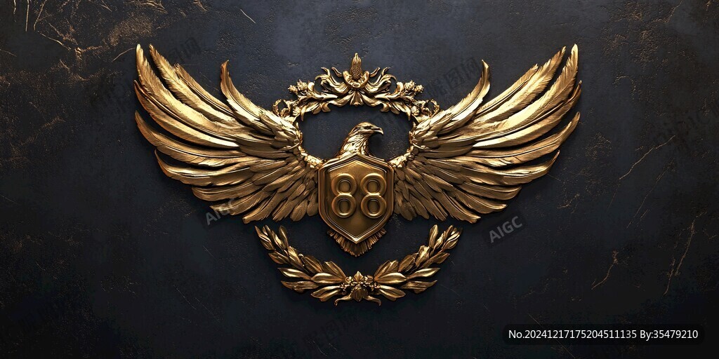 金色翅膀logo