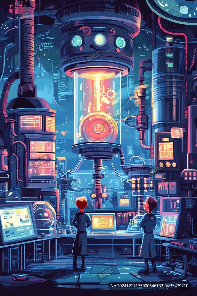 科幻题材插画