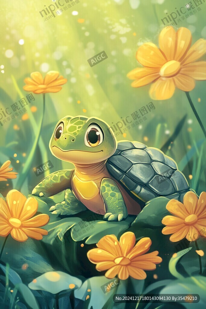原创乌龟插画