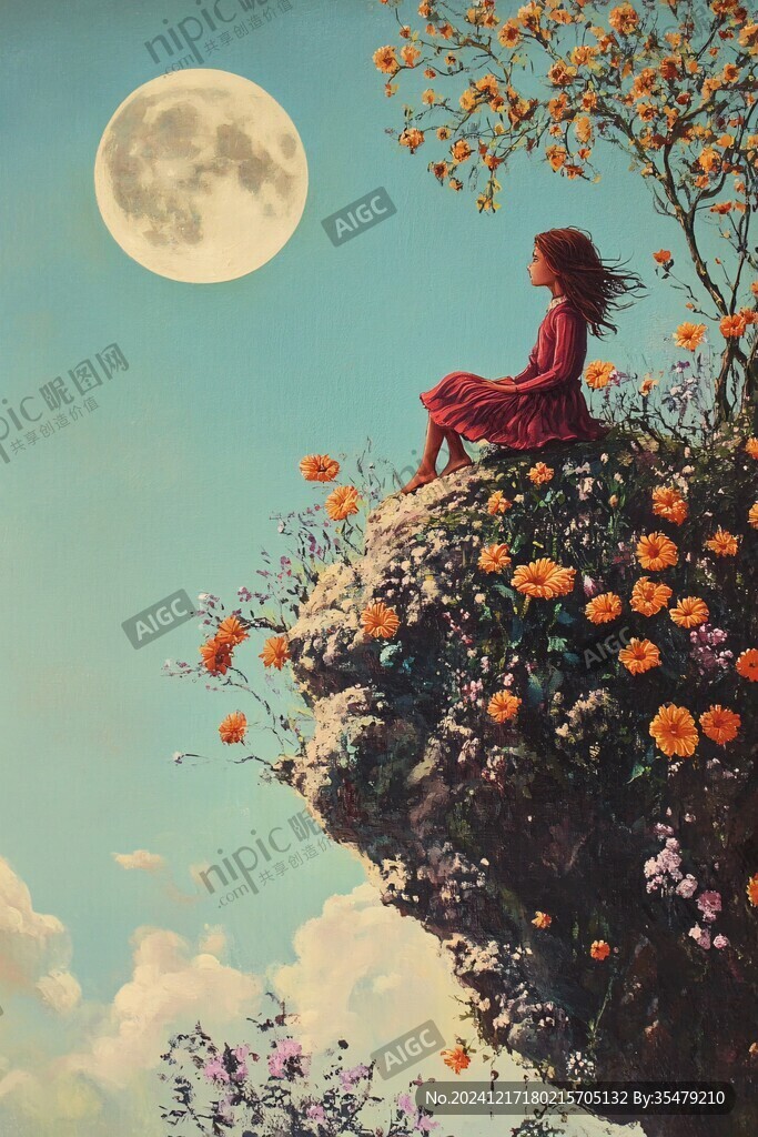 梦幻风景女孩