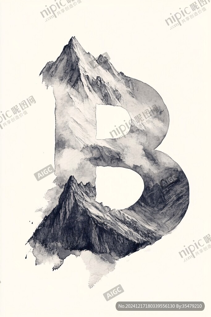 创意字母b