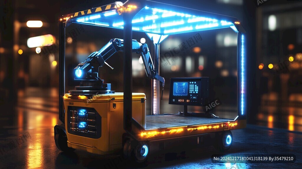 无人驾驭叉车