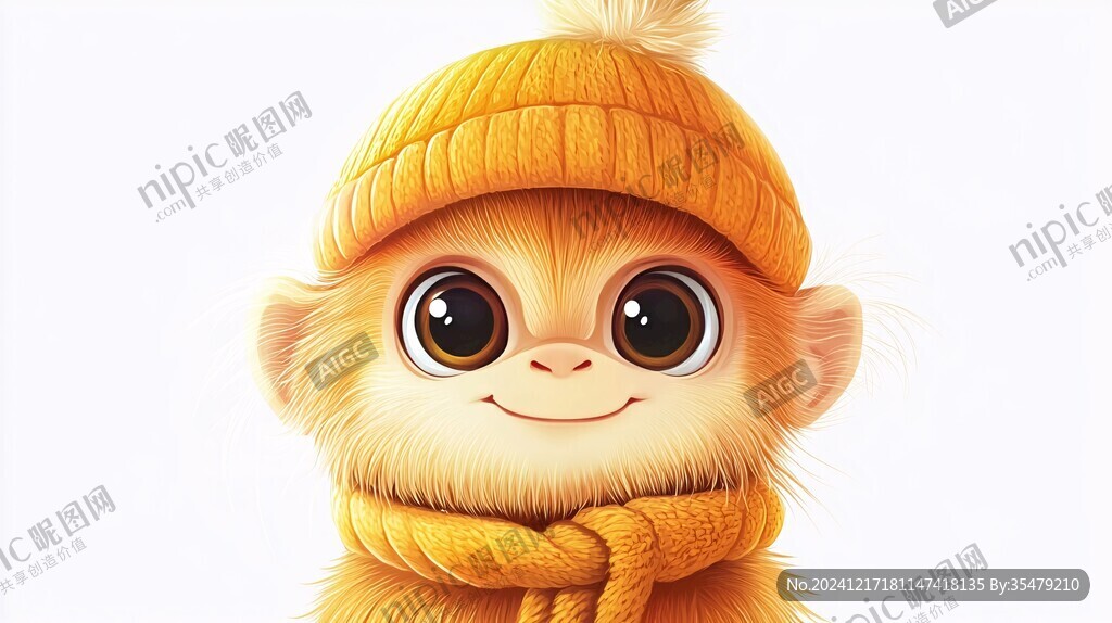 金丝猴卡通ip设计