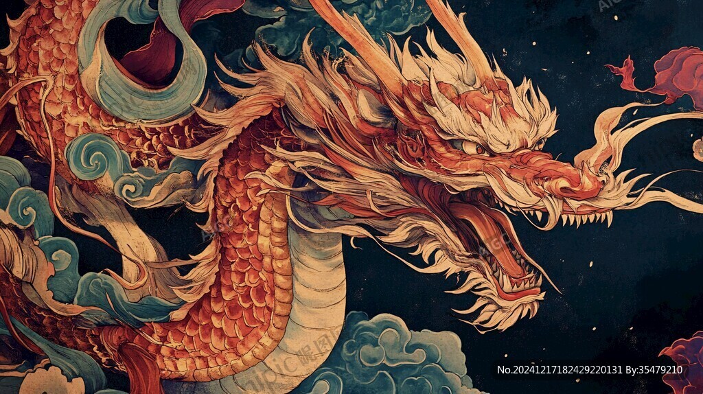 龙年系列包装插画