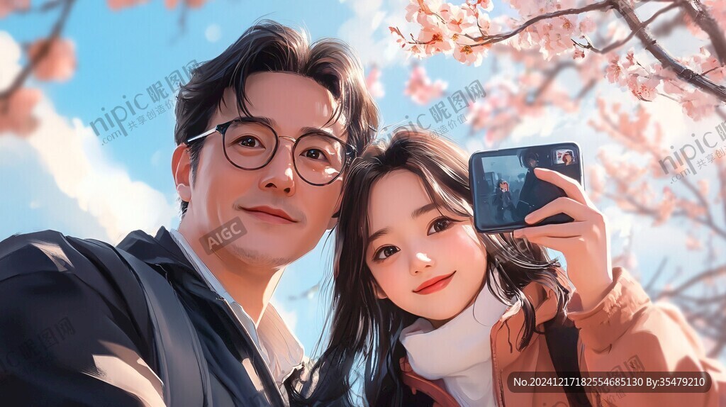 写实人物插画