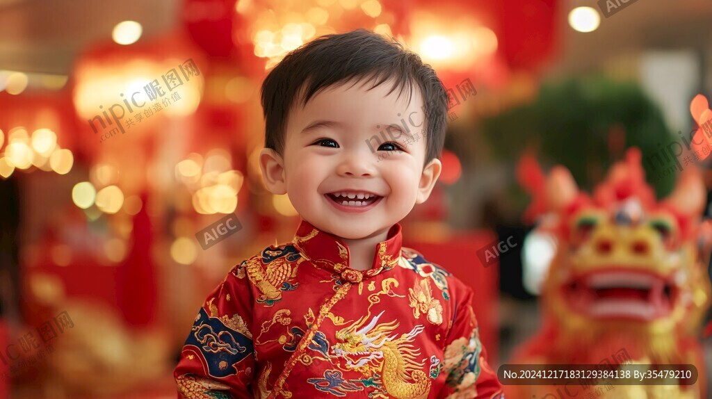 喜庆小孩