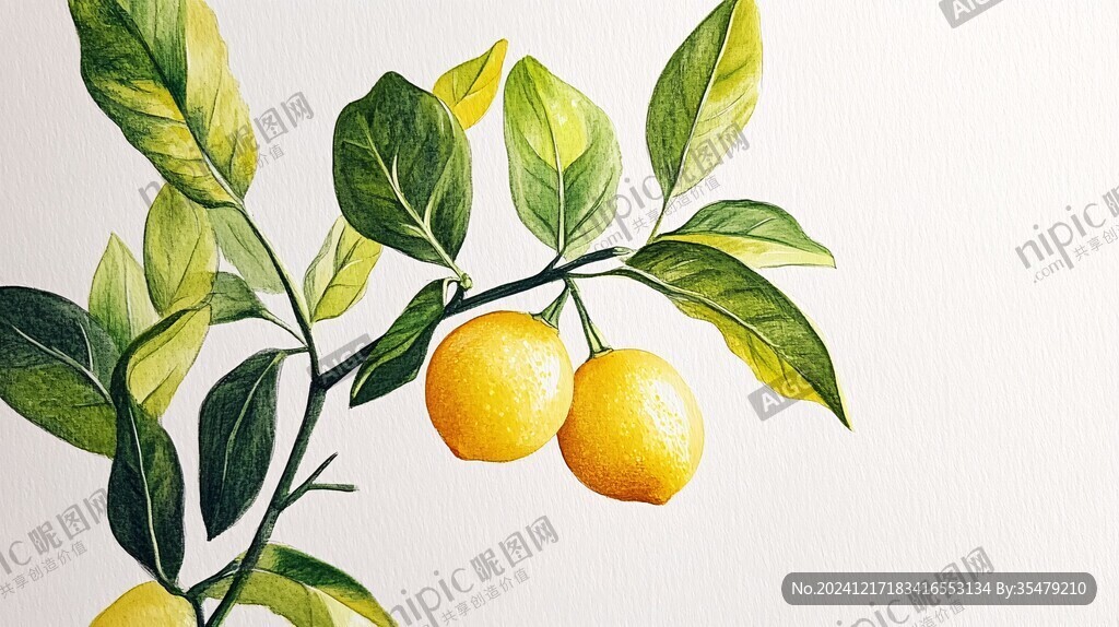 砂糖橘插画设计