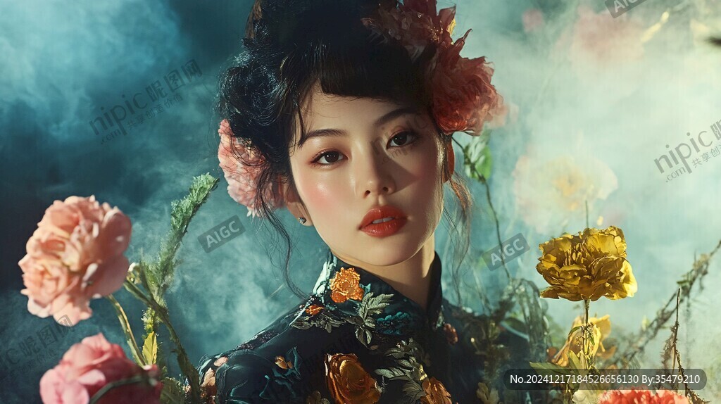 新中式美女