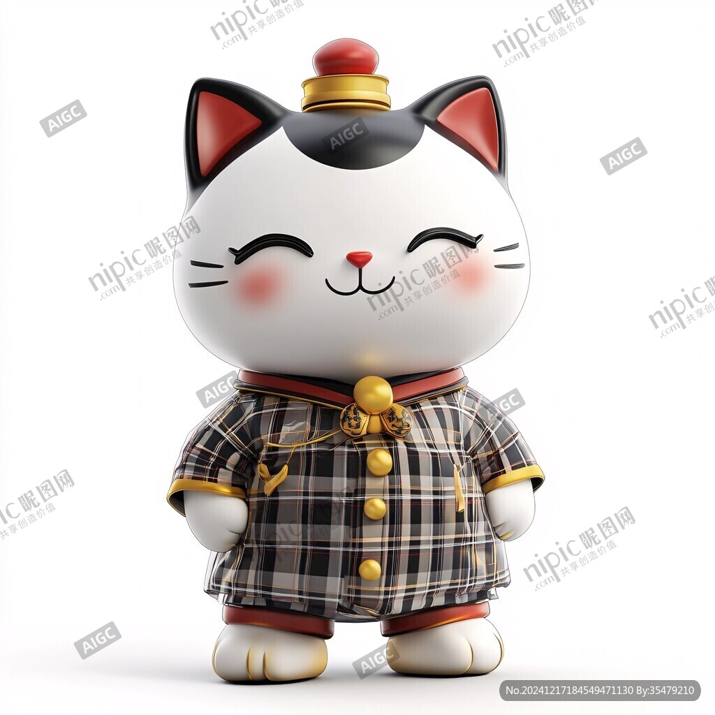 招财猫吉祥物