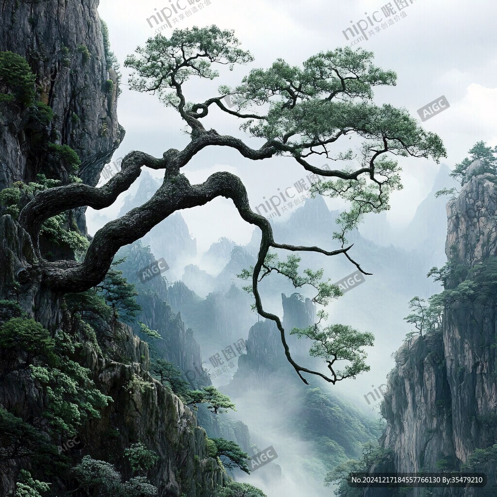 超清迎客松