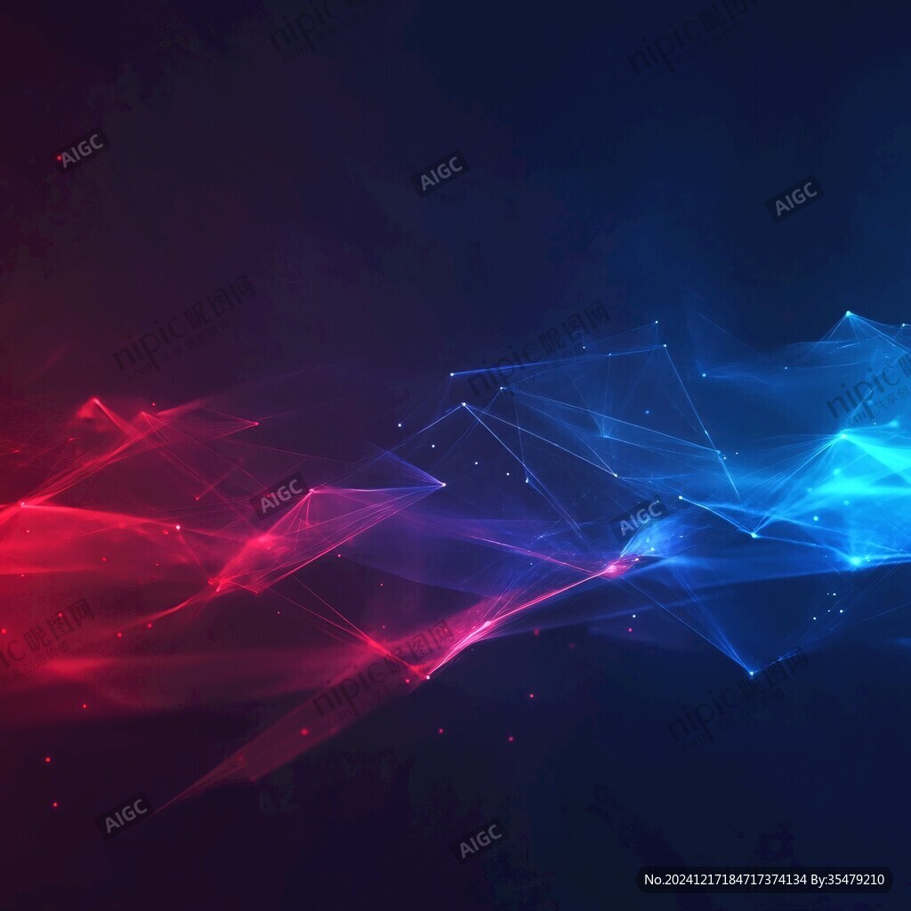 红蓝渐变科技