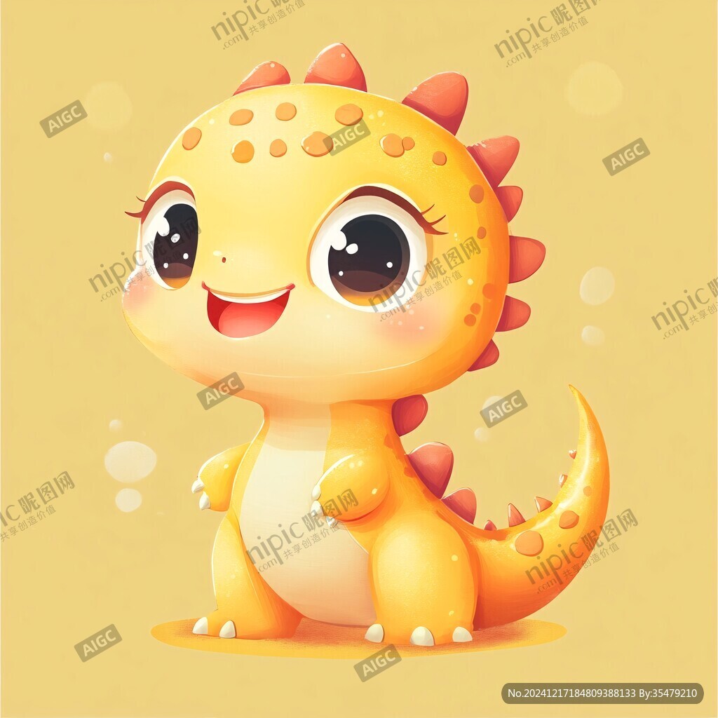 卡通龙q版萌龙