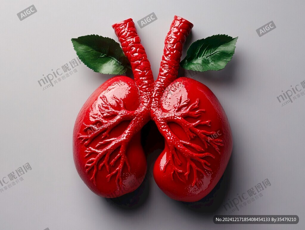 肺部创意海报