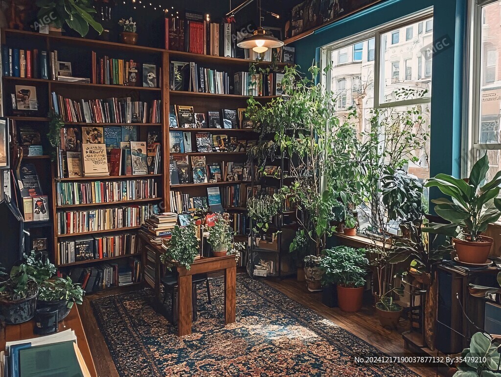 咖啡书店内景