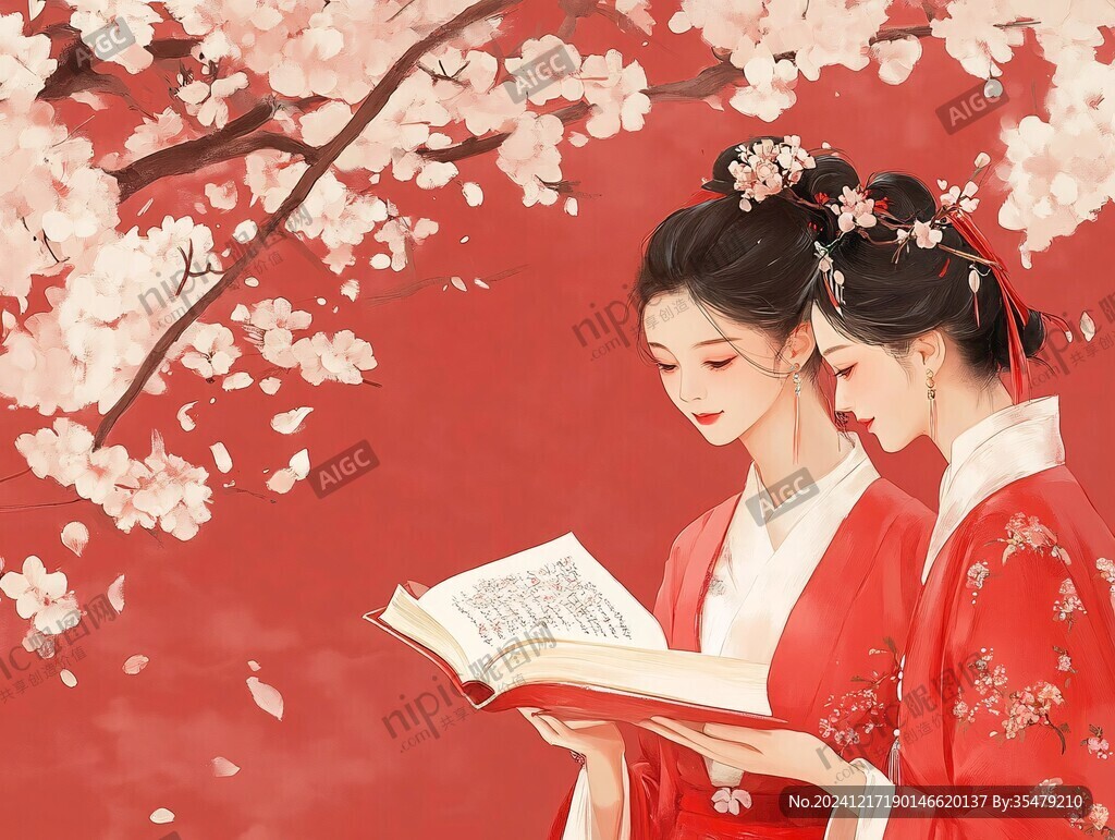 言情插画