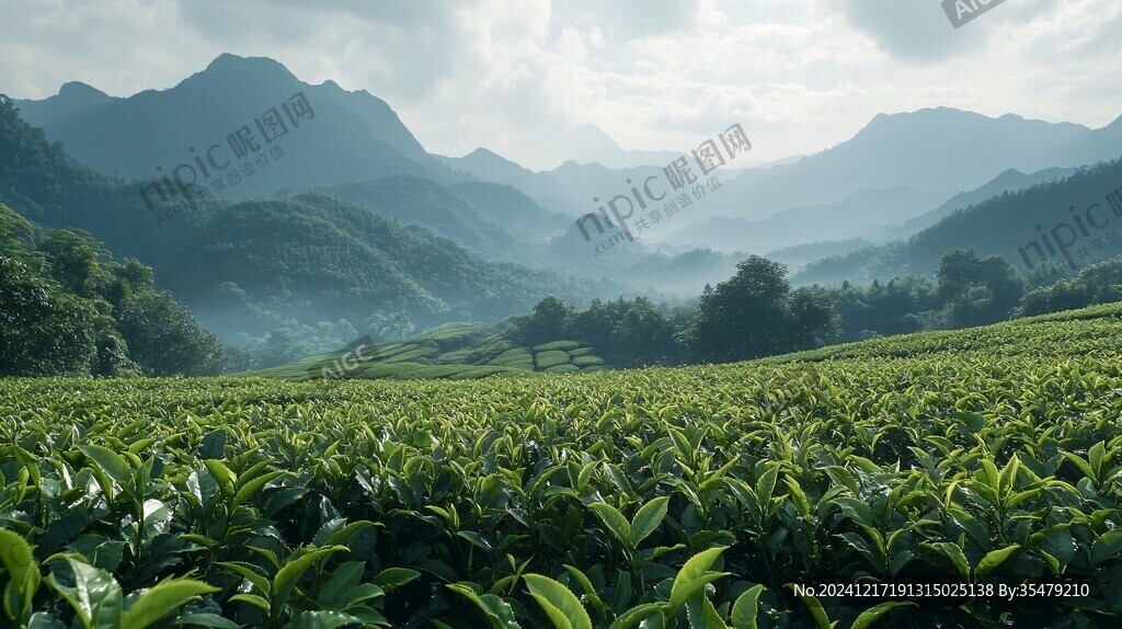 高清茶园图片